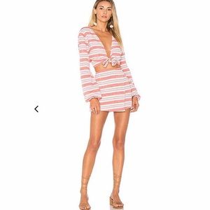 Lovers and Friends STARGAZER SKORT Berry Stripe Small